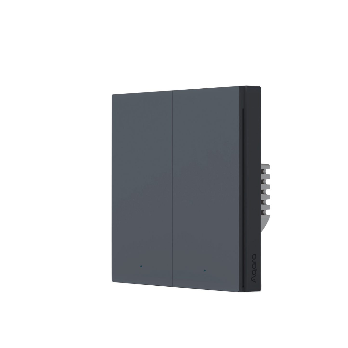 AQARA Smart Wall Switch H1 (No Neutral Double Rocker) Grey