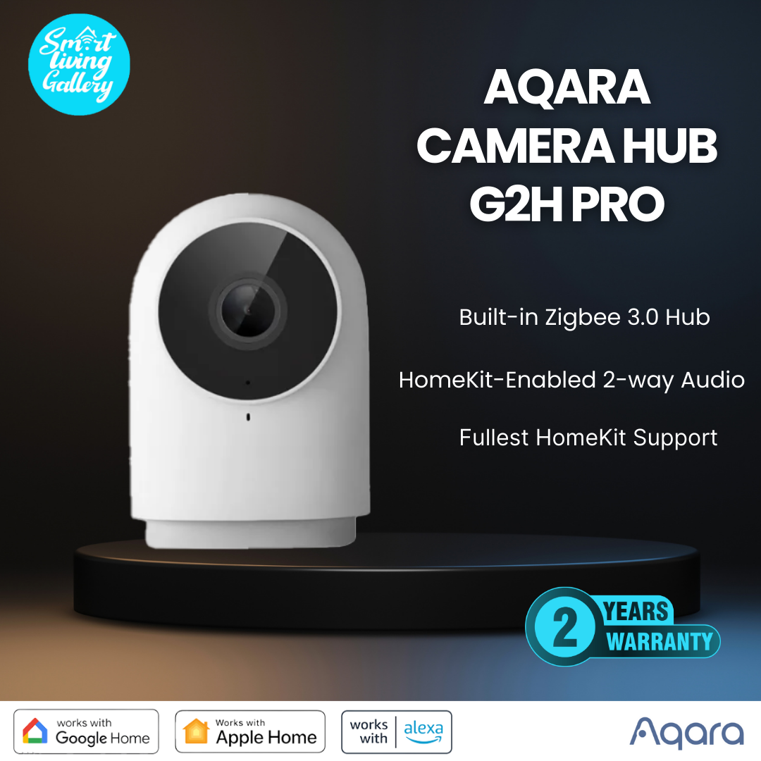  Aqara Security Camera Hub Indoor G2H Pro, 1080p HD HomeKit  Secure Video Indoor Camera, Night Vision, Two-Way Audio, Zigbee Hub,  Plug-in Cam Works with Alexa, Homekit, Compatible with Google Assistant 