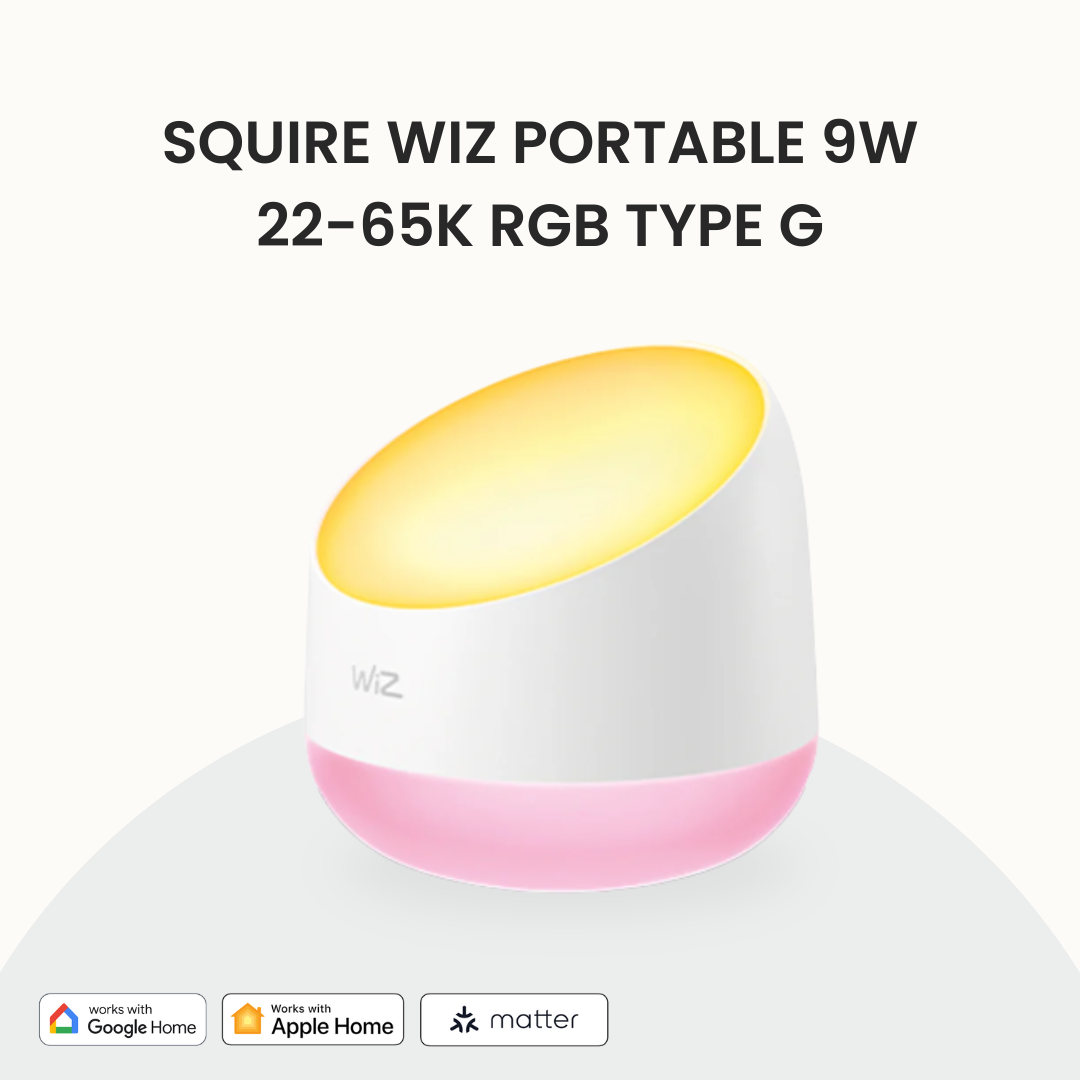 SQUIRE WiZ Portable 9W 22-65K RGB Type G