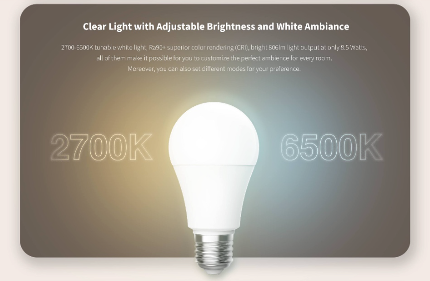Aqara T1 LED Tunable White Bulbs E27