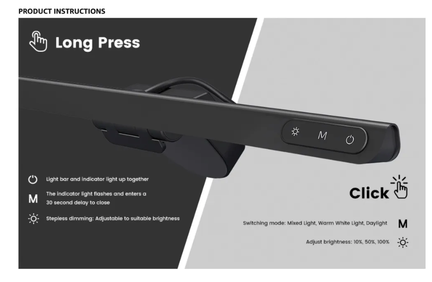 Yeelight LED Monitor Hanging Light Bar