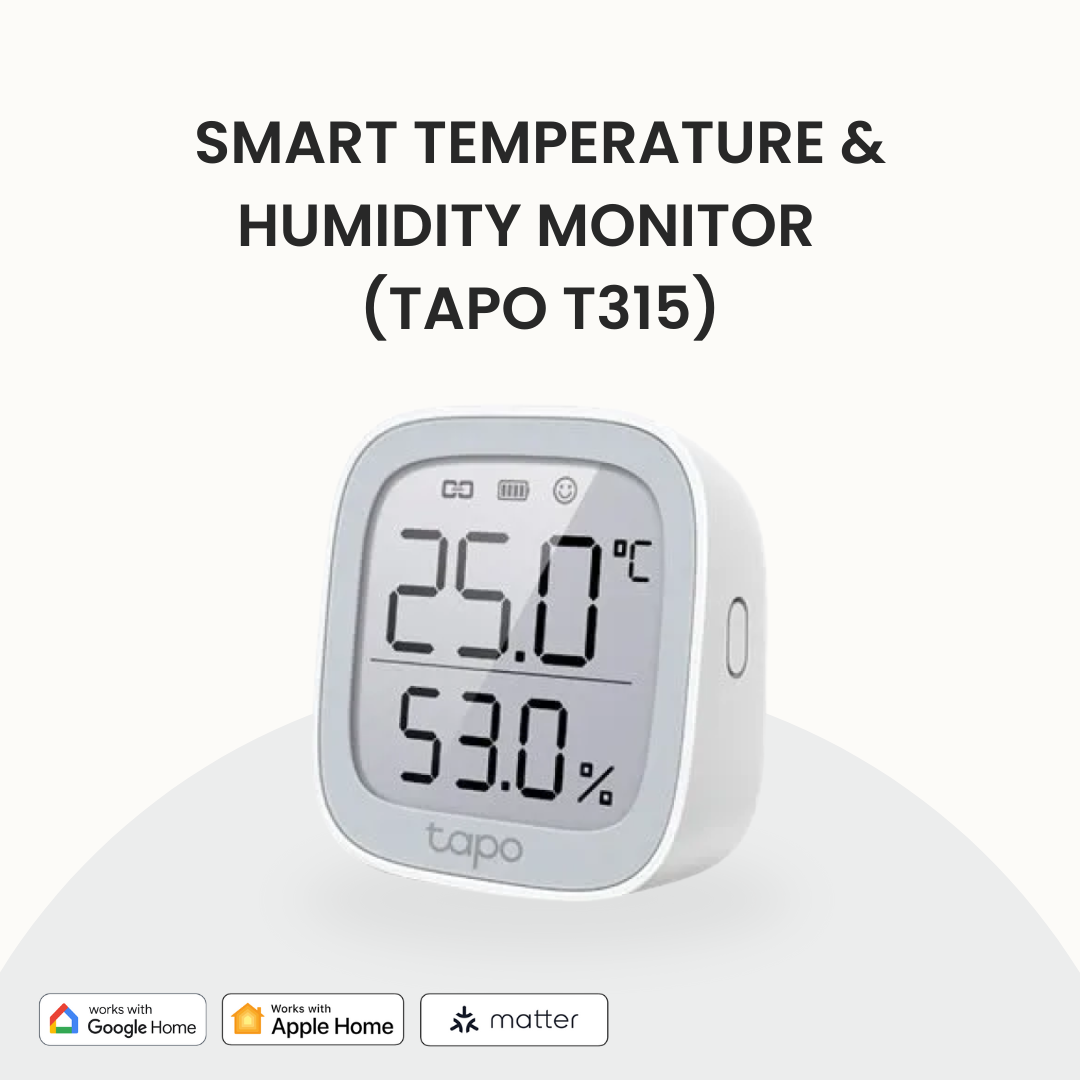 Smart Temperature & Humidity Monitor (Tapo T315)