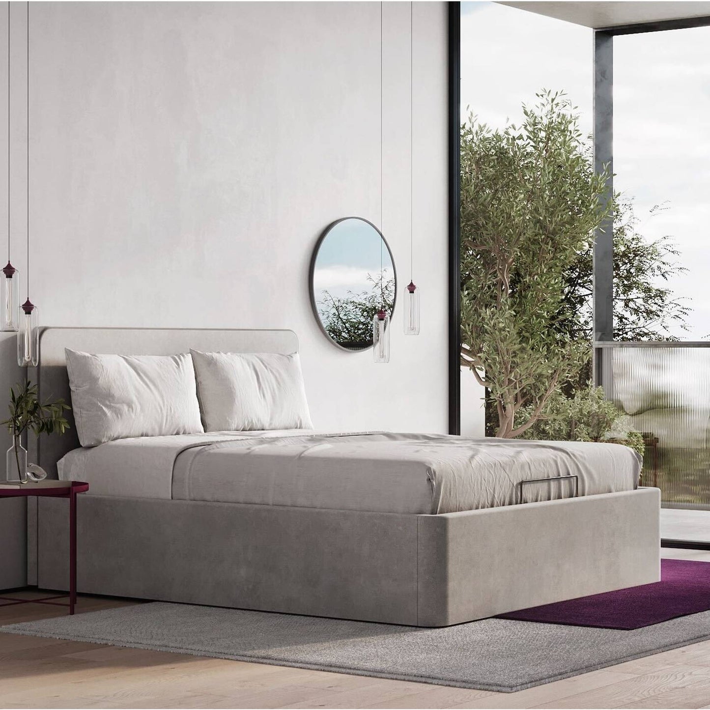 The Marble Ascent™ | Storage Bed
