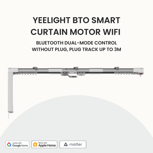 YEELIGHT BTO Smart Curtain Motor WIFI Bluetooth Dual-mode Control Without Plug, Plug Track Up To 3M