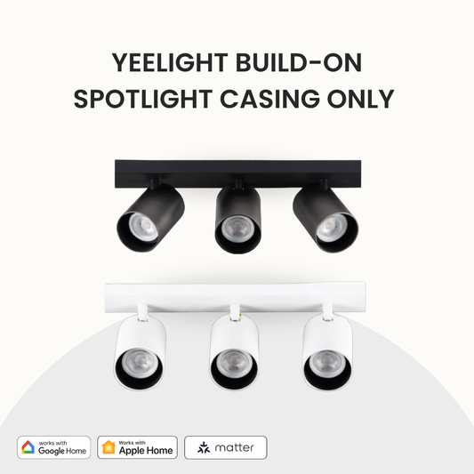 Yeelight Build-On Spotlight Casing only (White | Black, Triple Head)