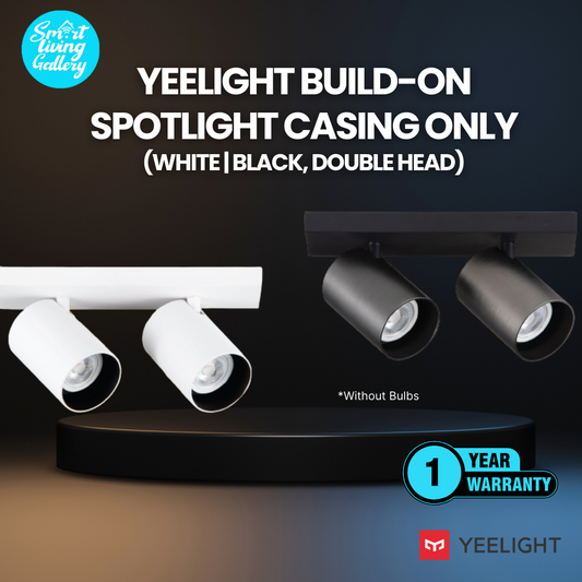 Yeelight Build-On Spotlight Casing only  (White | Black, Double Head)