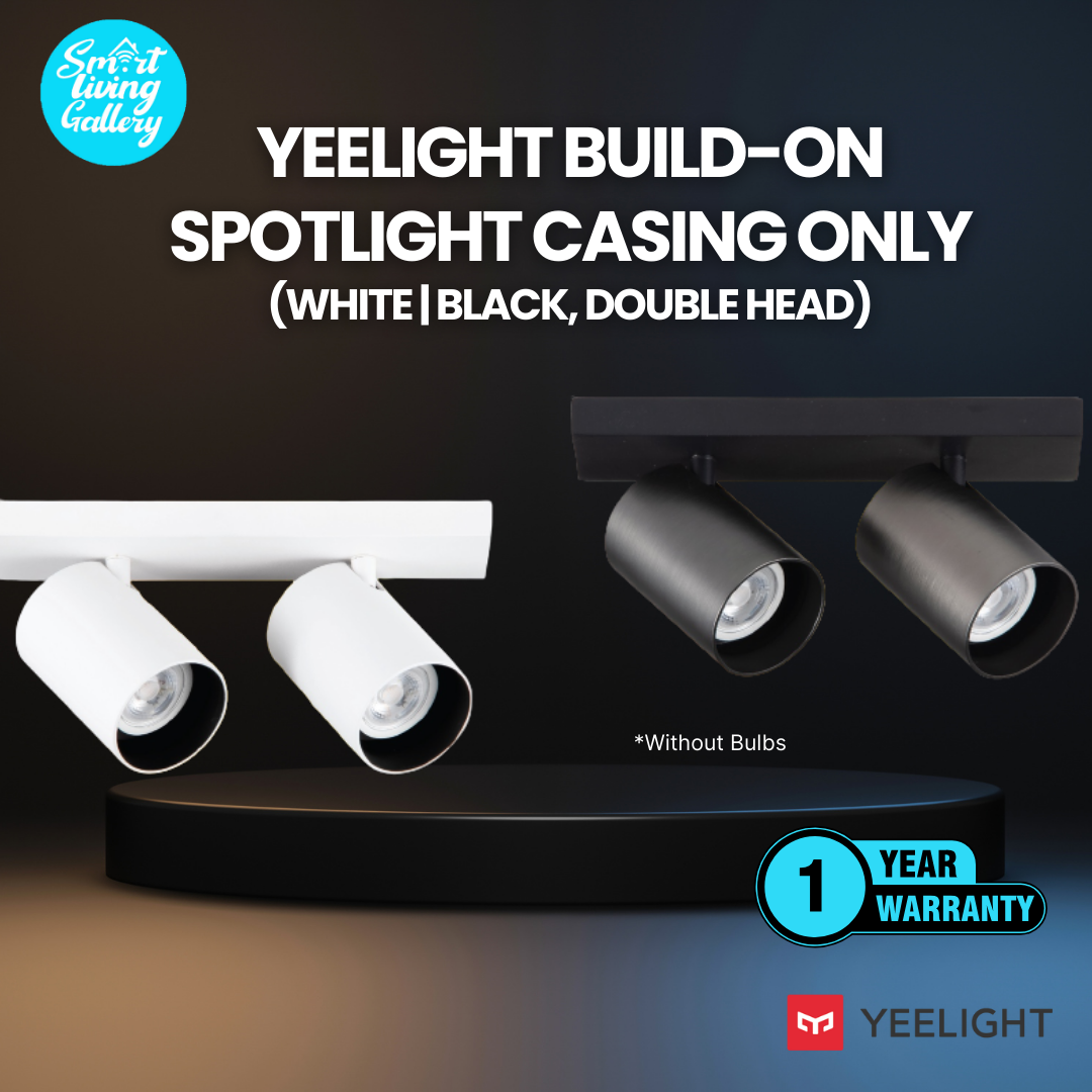 Yeelight Build-On Spotlight Casing only  (White | Black, Double Head)