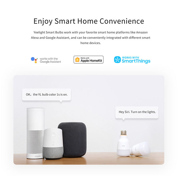 Yeelight 1S E27 LED Smart Bulb Colour