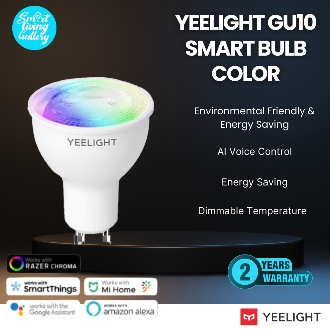 Yeelight GU10 Smart Bulb Colour – Smart Living Gallery