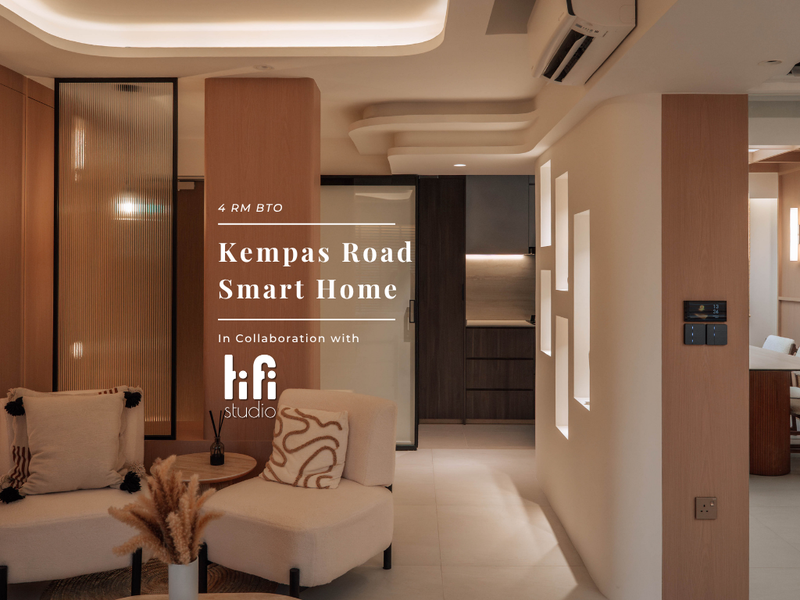 Warm Scandinavian Smart Home Living Area Showcase