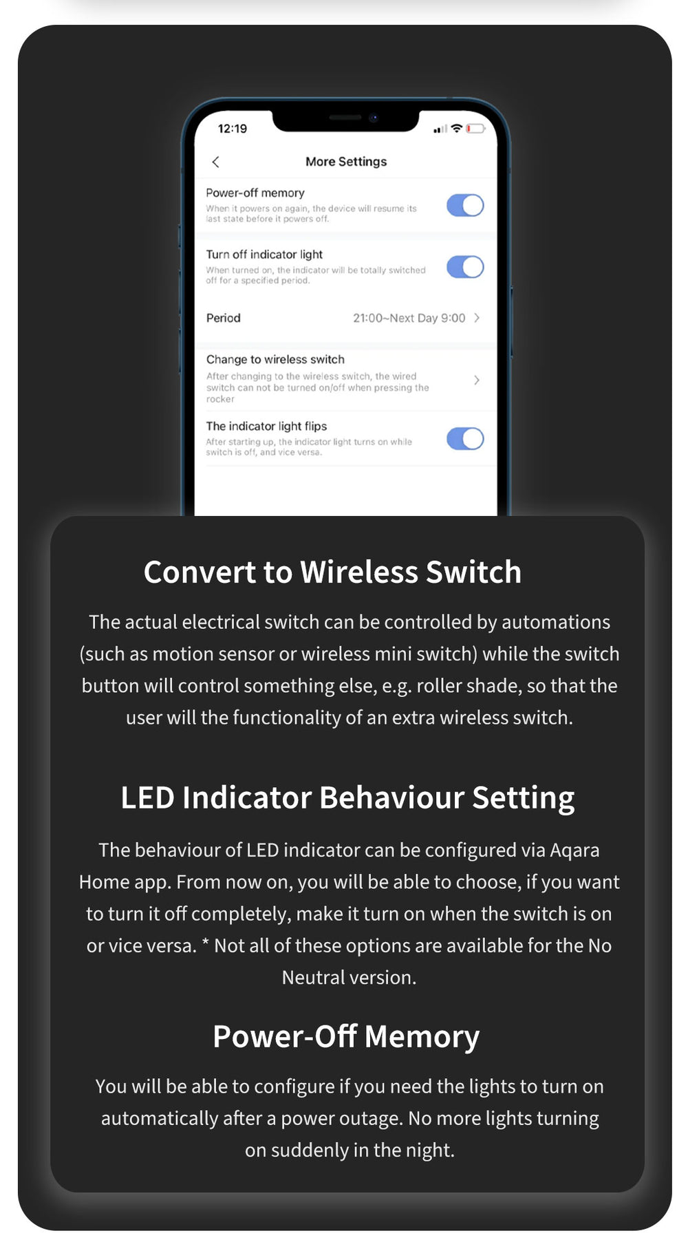AQARA Smart Wall Switch H1 Pro (With Neutral)