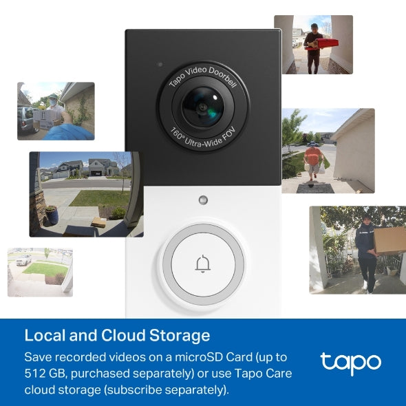 160 degree diagonal ultra wide lens shows visitors from head to toe ensuring you never miss who is at your door or what they are carrying