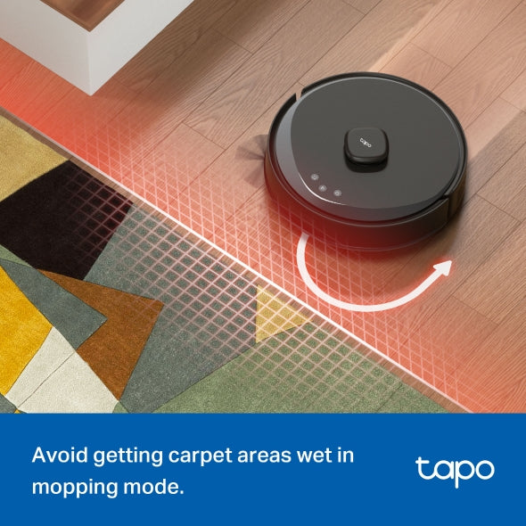 5300Pa powerful suction picks up debris, pet hair, and fine dust from carpets and hard floors