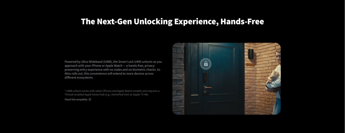 AQARA Smart Lock U400 + M100 Kit