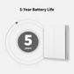 AQARA Wireless Switch H1 with a 5-year battery life indicator on a white background