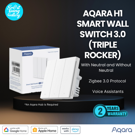Aqara H1 Smart Wall Switch 3.0 (Triple Rocker)