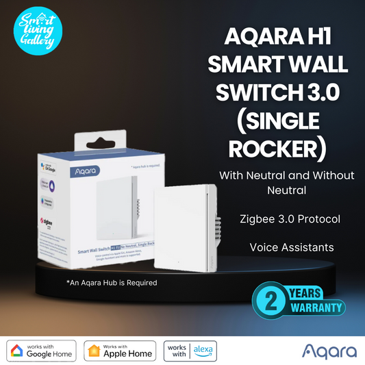 Aqara H1 Smart Wall Switch 3.0 (Single Rocker)