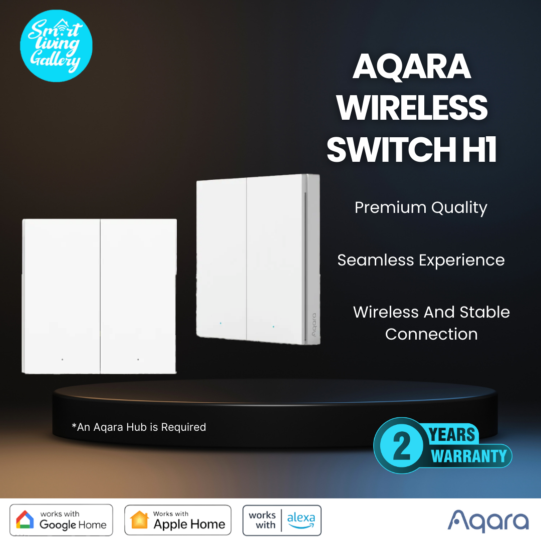Aqara H1 2-Gang Wireless Switch