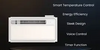 Aqara smart bath heater with features listed on a dark background