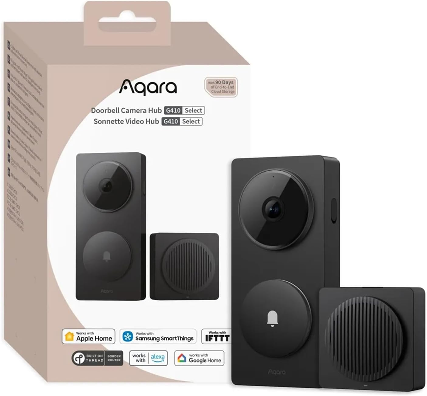 Aqara Camera Hub G410 packaging with product display