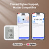 Climate Sensor W100 with Thread, Zigbee, and Matter support.