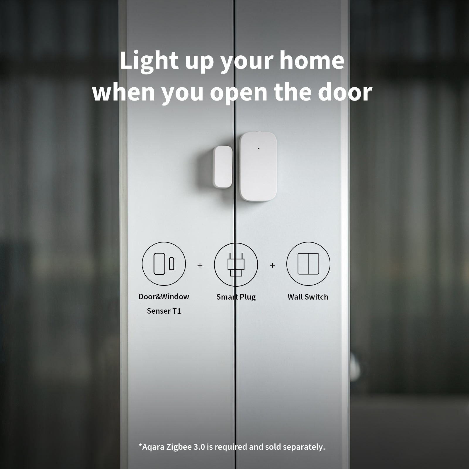 Door & Window Sensor T1 where lights turn on automatically