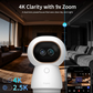 G3 Camera Hub with 4K clarity and 9x zoom in a living room setting.