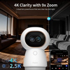 G3 Camera Hub with 4K clarity and 9x zoom in a living room setting.