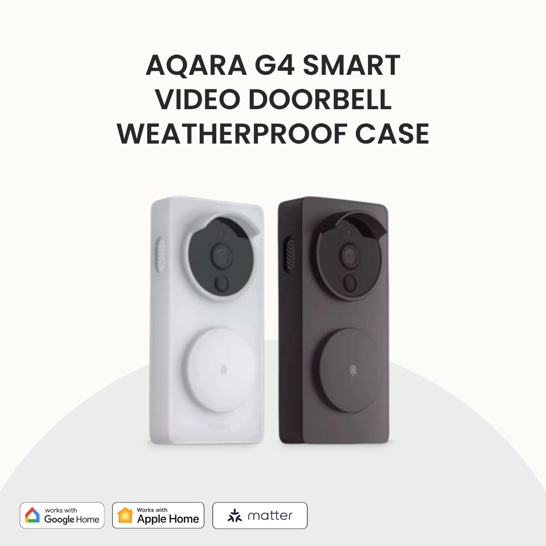 Aqara G4 Smart Video Doorbell Weatherproof Case on a white background