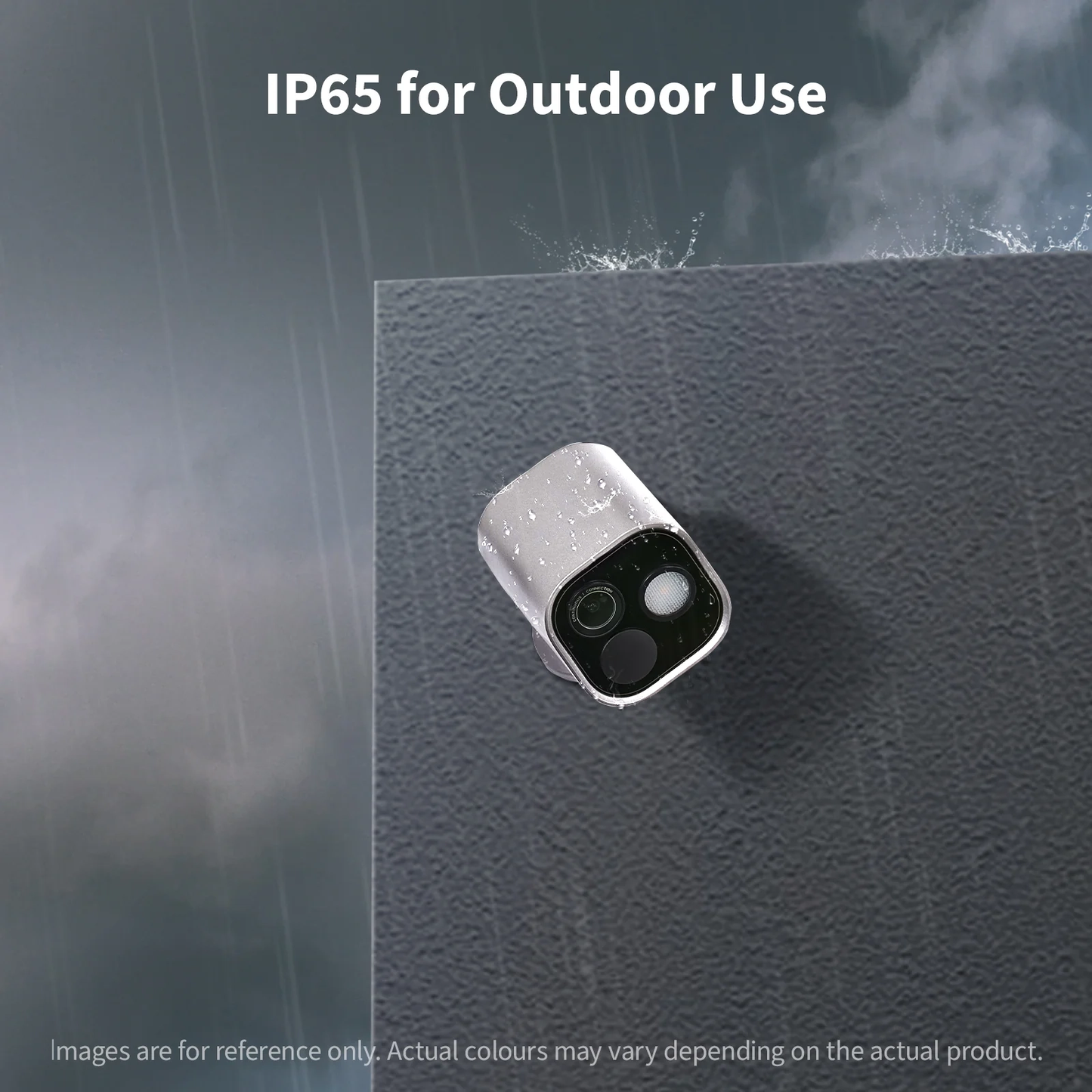 G5 Pro Camera with IP65 rating that is mounted outside while it rains