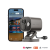 G5 Pro Camera with its footage captured on a smartphone