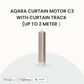 Aqara Curtain Motor C3 with Curtain Track  (Up to 2 Meter)
