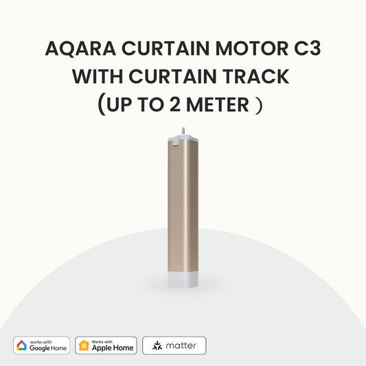 Aqara Curtain Motor C3 with Curtain Track  (Up to 2 Meter)