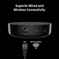 Hub 200 with connectivity features on a black background