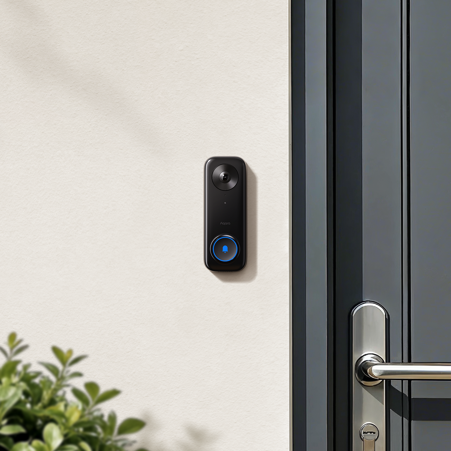 Wired Doorbell Camera G400 mounted beside a modern front door