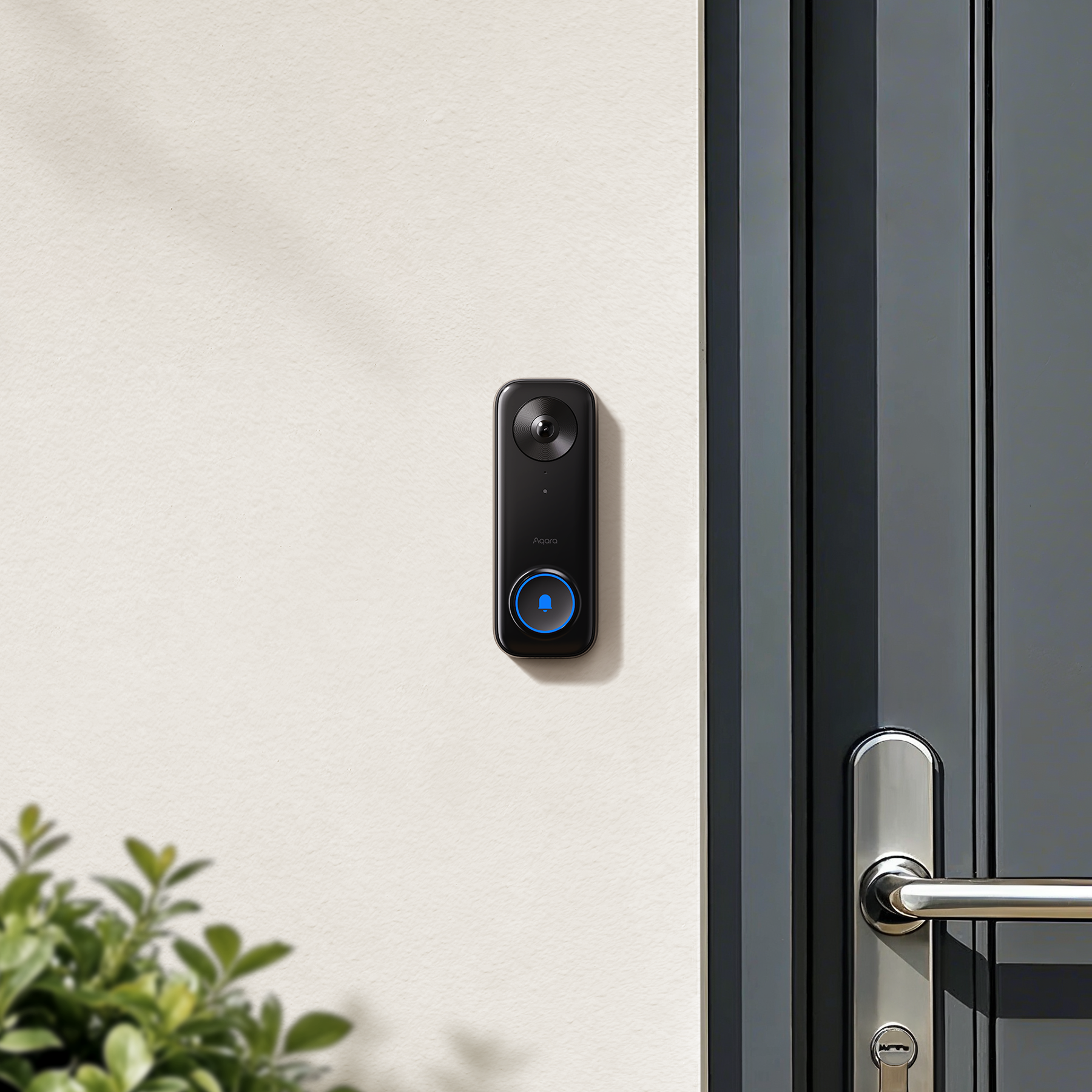 Wired Doorbell Camera G400 mounted beside a modern front door
