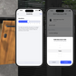 Phone case with smartphone displaying the app interface for the Multi-State Sensor P100