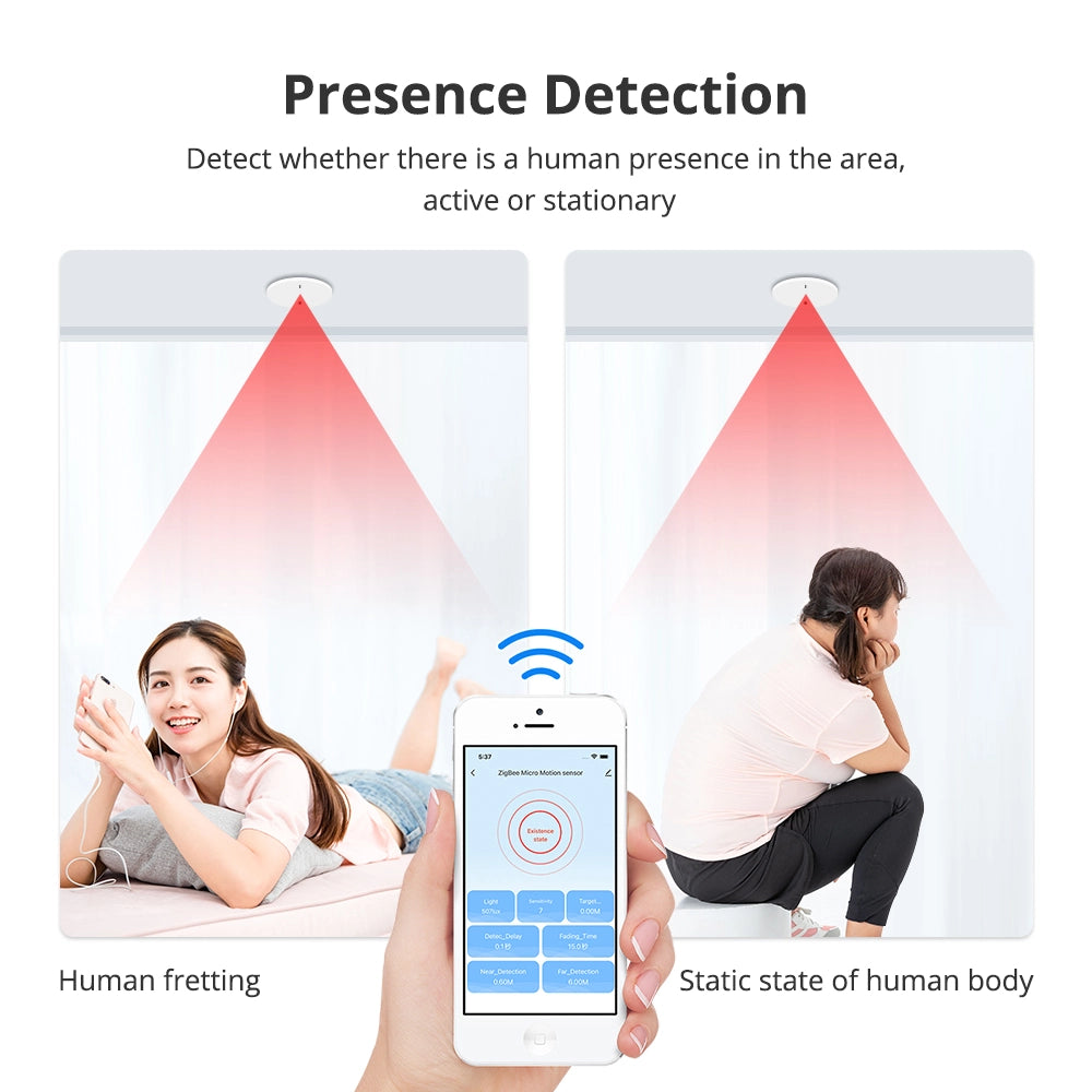 Zemismart Wired Human Presence Sensor (Tuya/Zigbee)