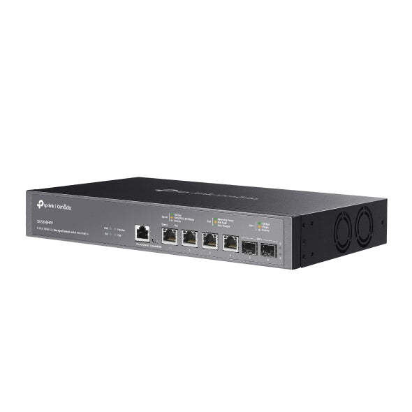 Omada by Tp Link 6-Port 10GE L2+ Managed Switch with 4-Port PoE++ -slg
