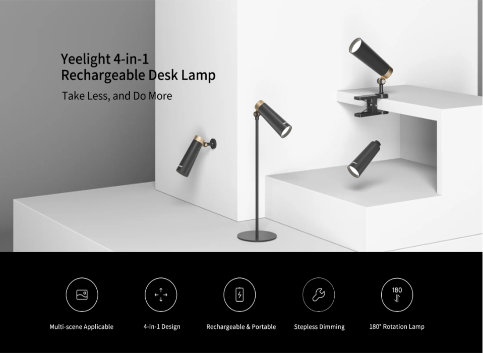 Yeelight 4-in-1 Rechargeable Desk Lamp