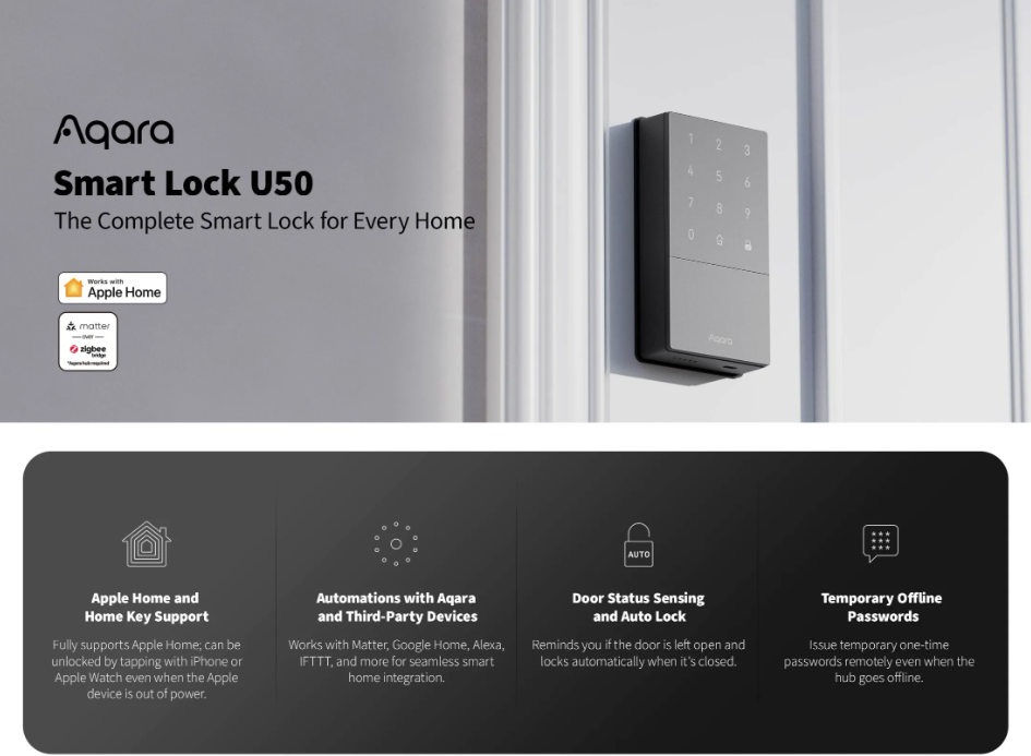 Aqara Smart Lock U50