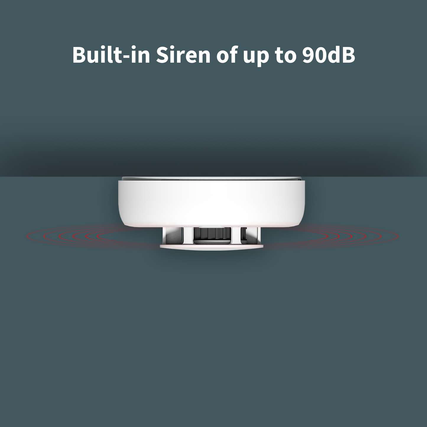 Smart Gas Detector has a loud in-built siren of up to 85dB.