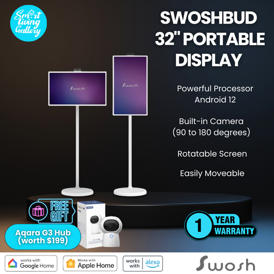 Swoshbud 32" Portable Display