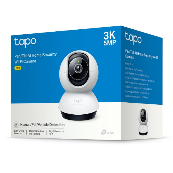 Tapo AI Home Security Wi-Fi Camera TC74