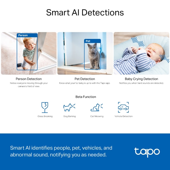 Tapo AI Home Security Wi-Fi Camera TC74