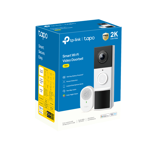 Tapo Video Doorbell Camera TD21