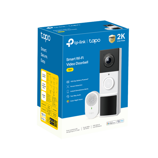 Tapo Video Doorbell Camera TD21