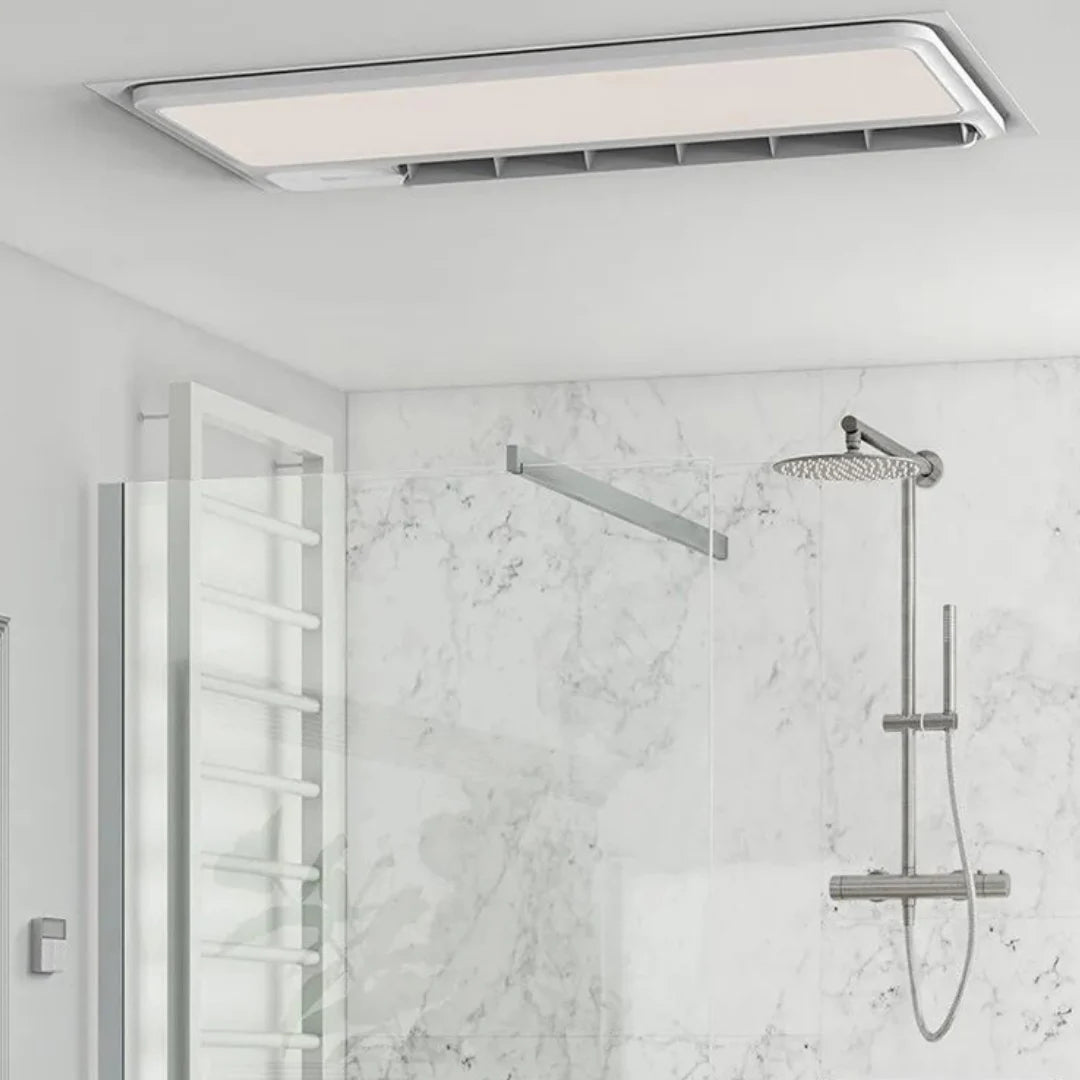 Ceiling-mounted bath heater unit