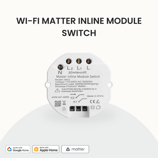 Wi-Fi Matter Inline Module Switch