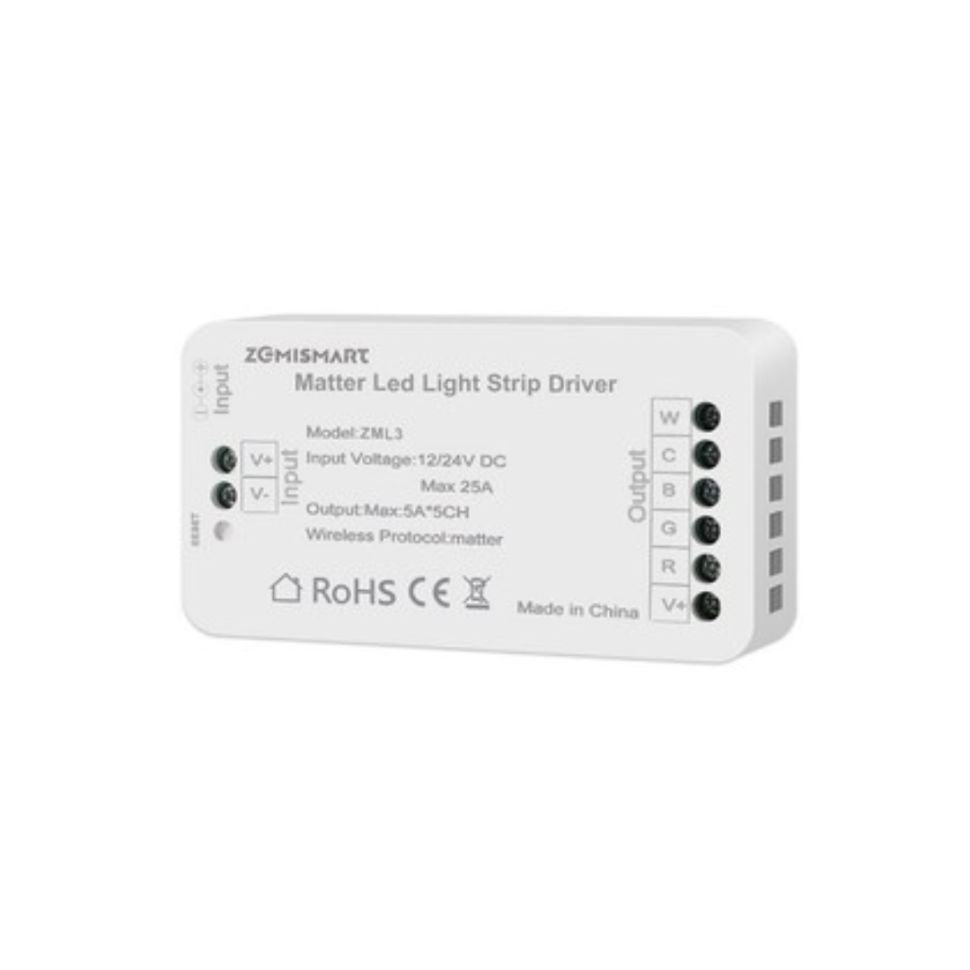 Matter Led Controller Wi-Fi Matter LED Strip Controller – Smart Living Gallery